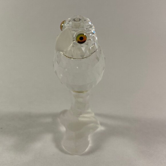 Swarovski UP IN THE TREES Parrot Figurine Frosted Base in Excellent Condition - Picture 4 of 10